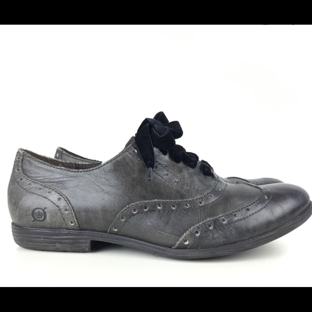 Born Leather Women’s 8.5 Lace Up Oxford Shoes